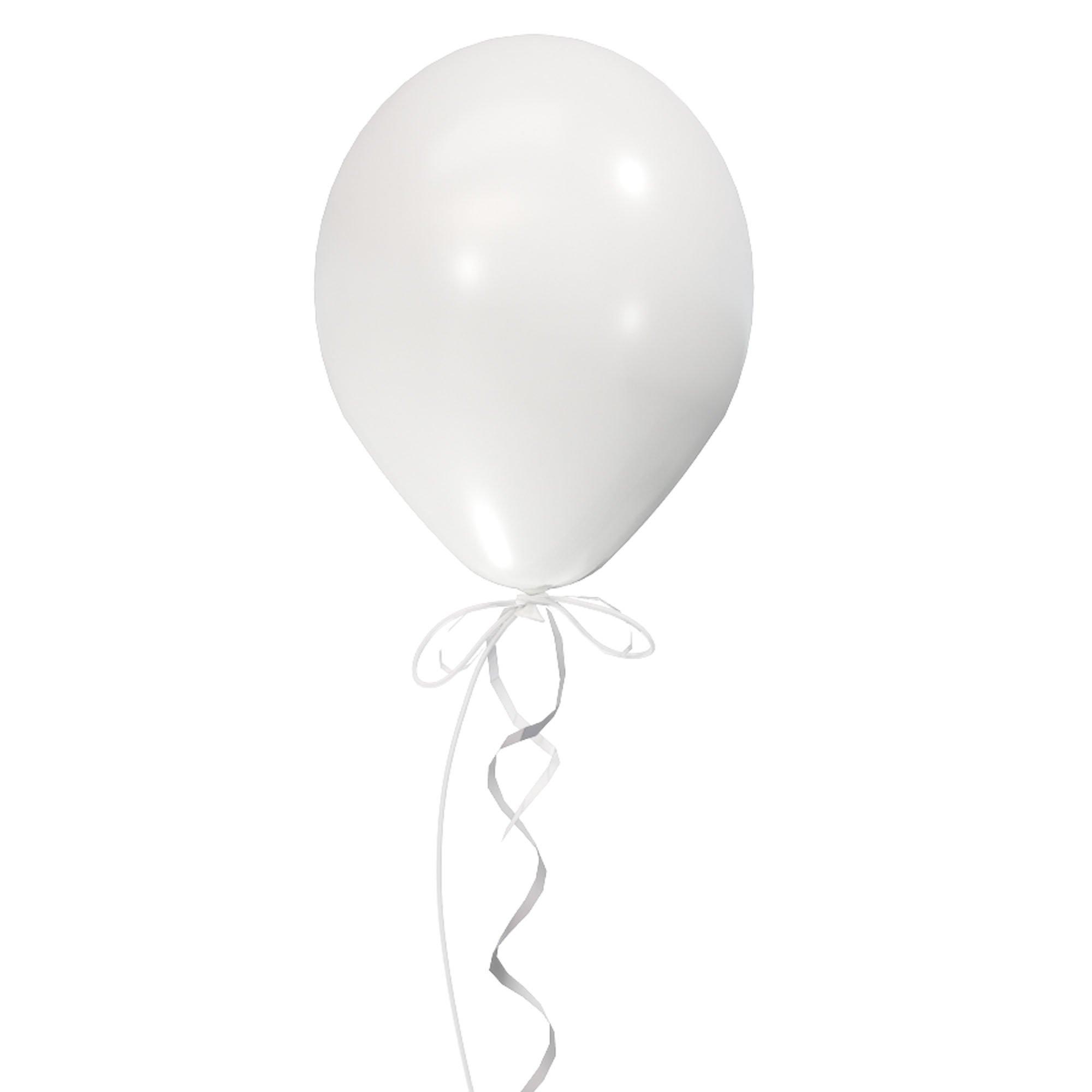 25ct, 12in, Pure White Premium Latex Balloons - Luxaire™